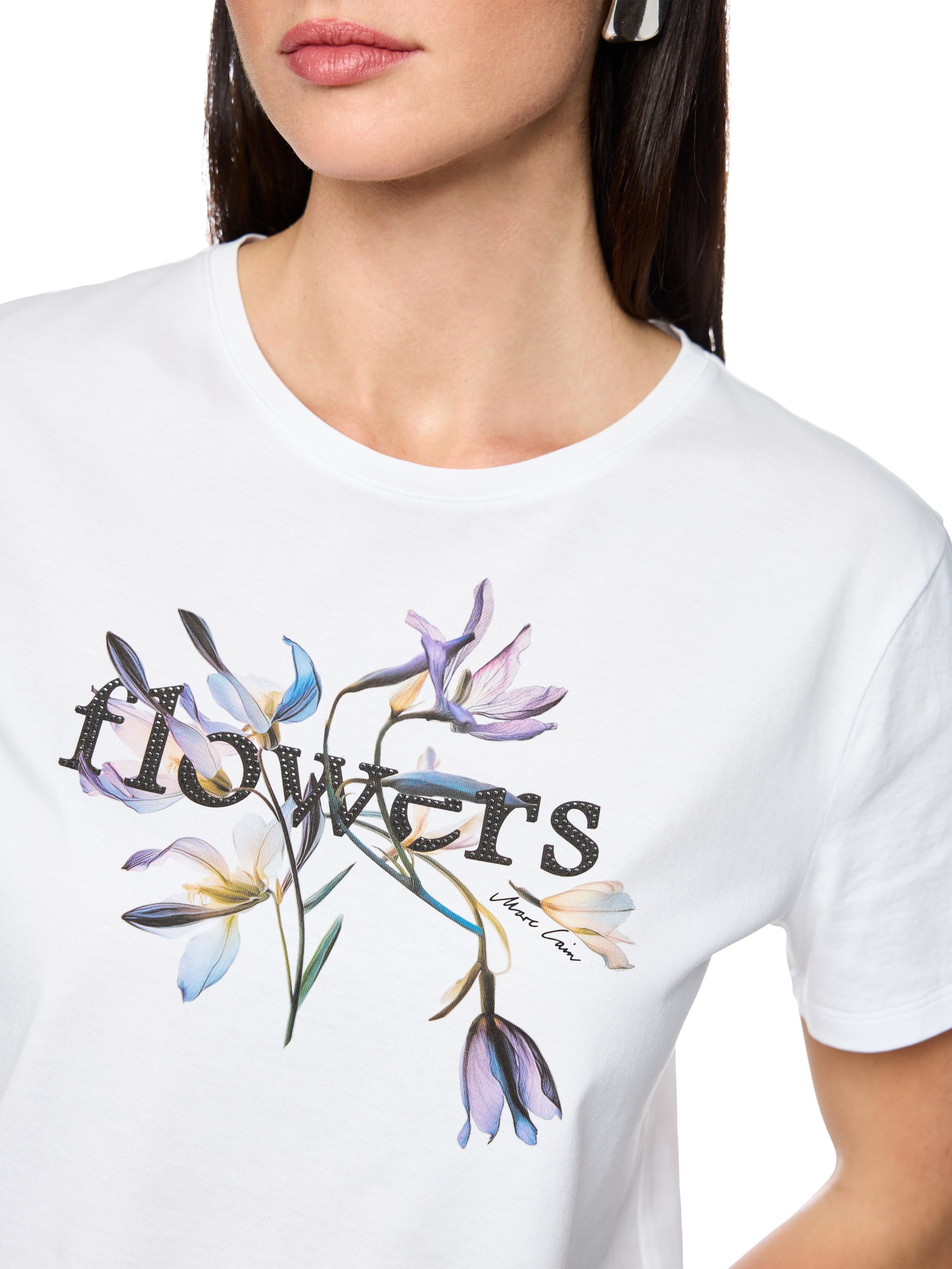 T-Shirt aus Bio-Baumwolle - 100 - Weiß