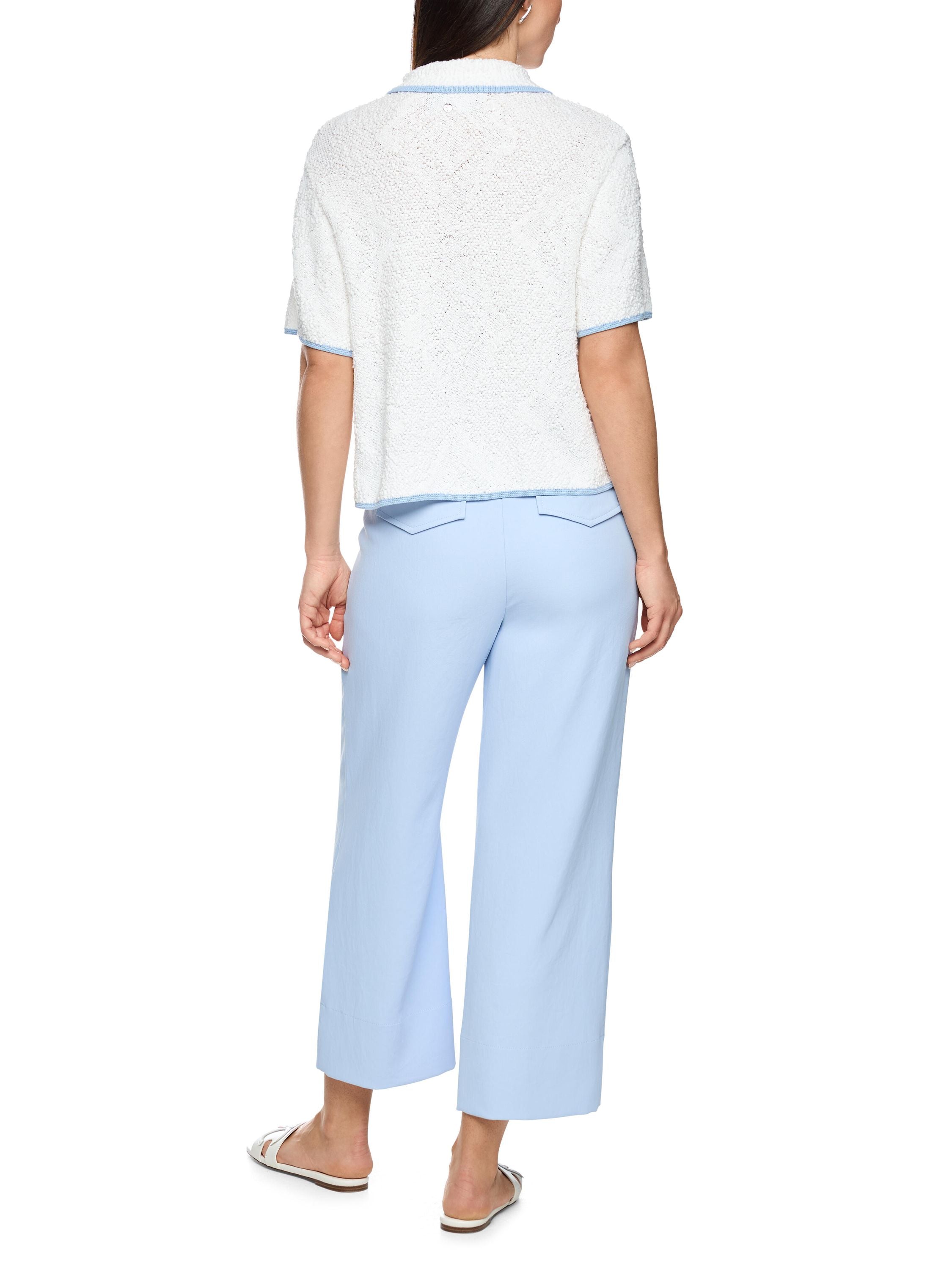 Strickcardigan aus Baumwollmix - 100 - Weiß