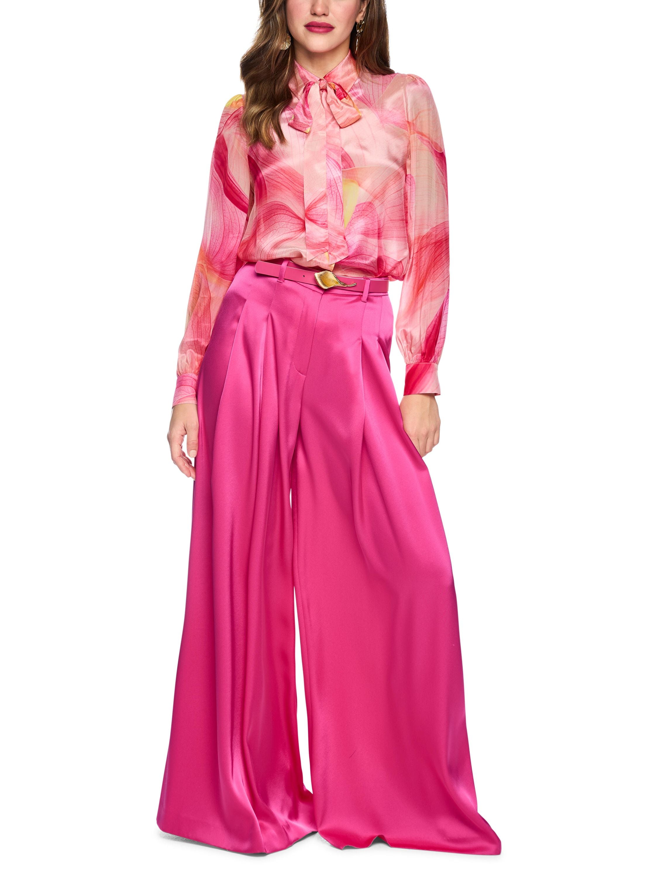Bundfaltenhose WARANGAL Wide Leg - 260 - Pink