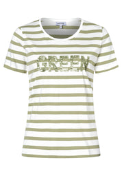 T-Shirt aus Baumwollmix - 2623 - Grün