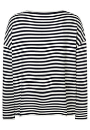 Langarmshirt aus Viskose - 2375 - Blau