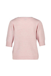 Strickpullover mit Rundhalsausschnitt - 0825 - Rosa