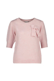 Strickpullover mit Rundhalsausschnitt - 0825 - Rosa