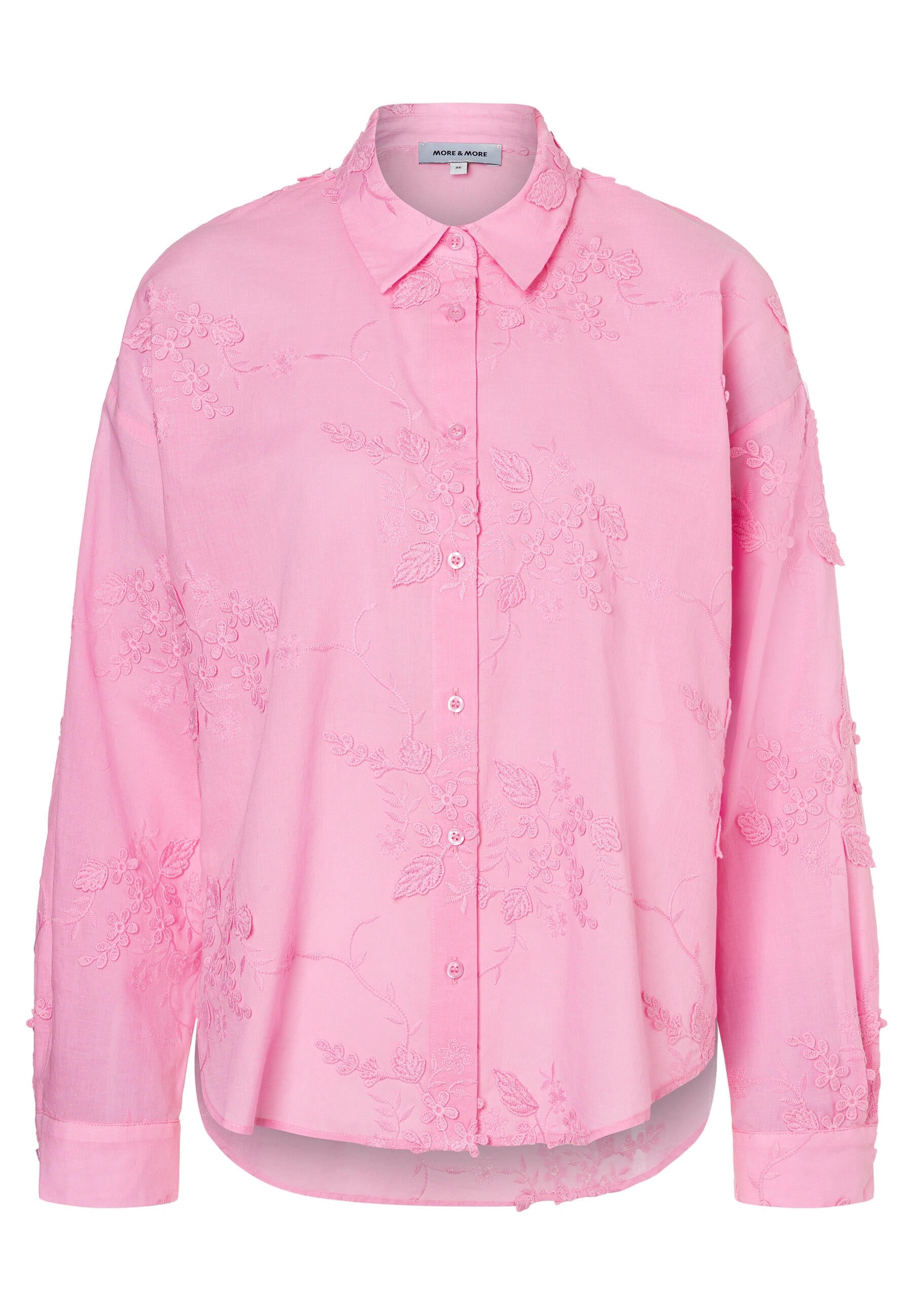 Bluse aus Bio-Baumwolle - 0822 - Pink