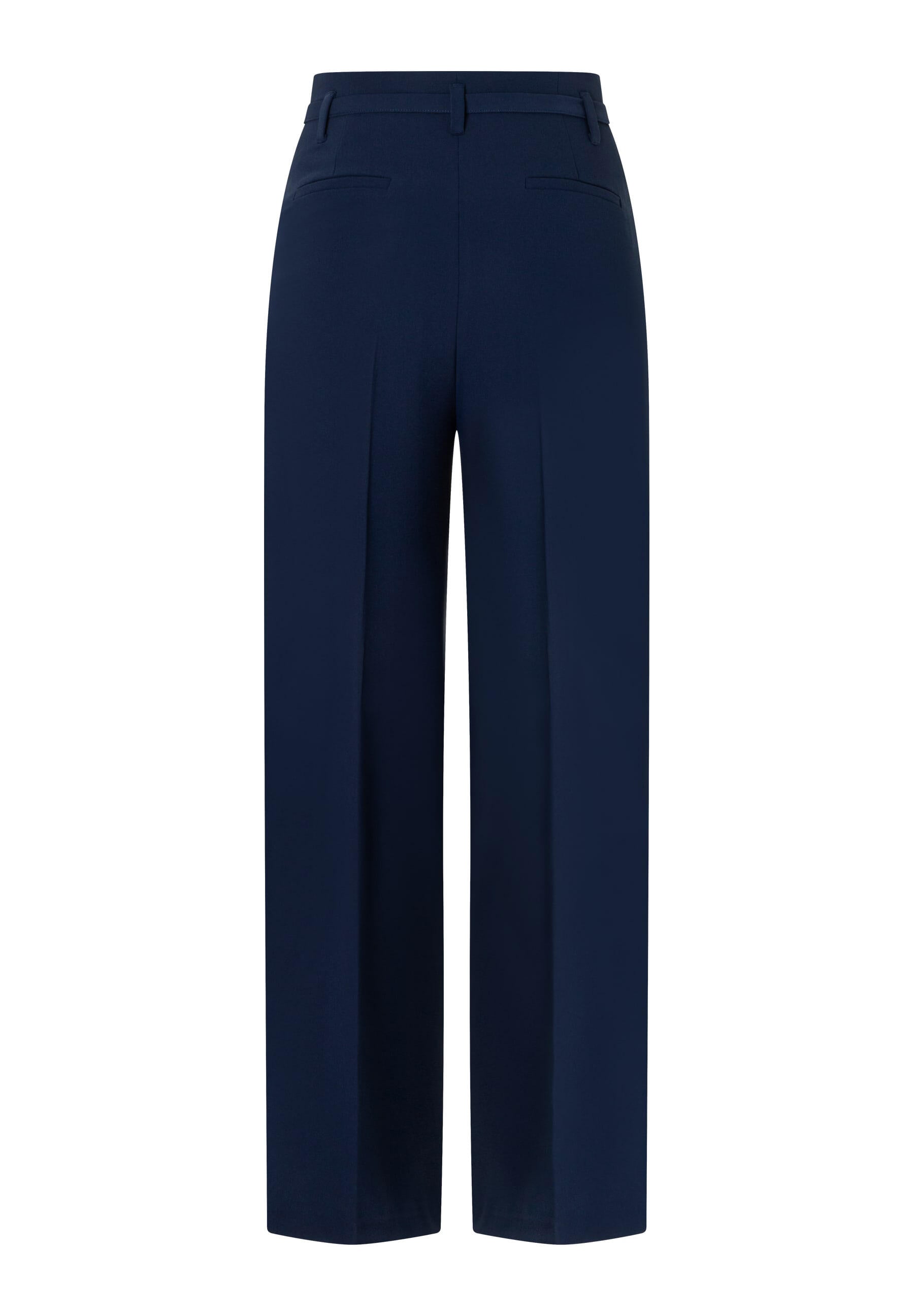 Hose Wide Leg mit Bügelfalte - 0373 - Blau