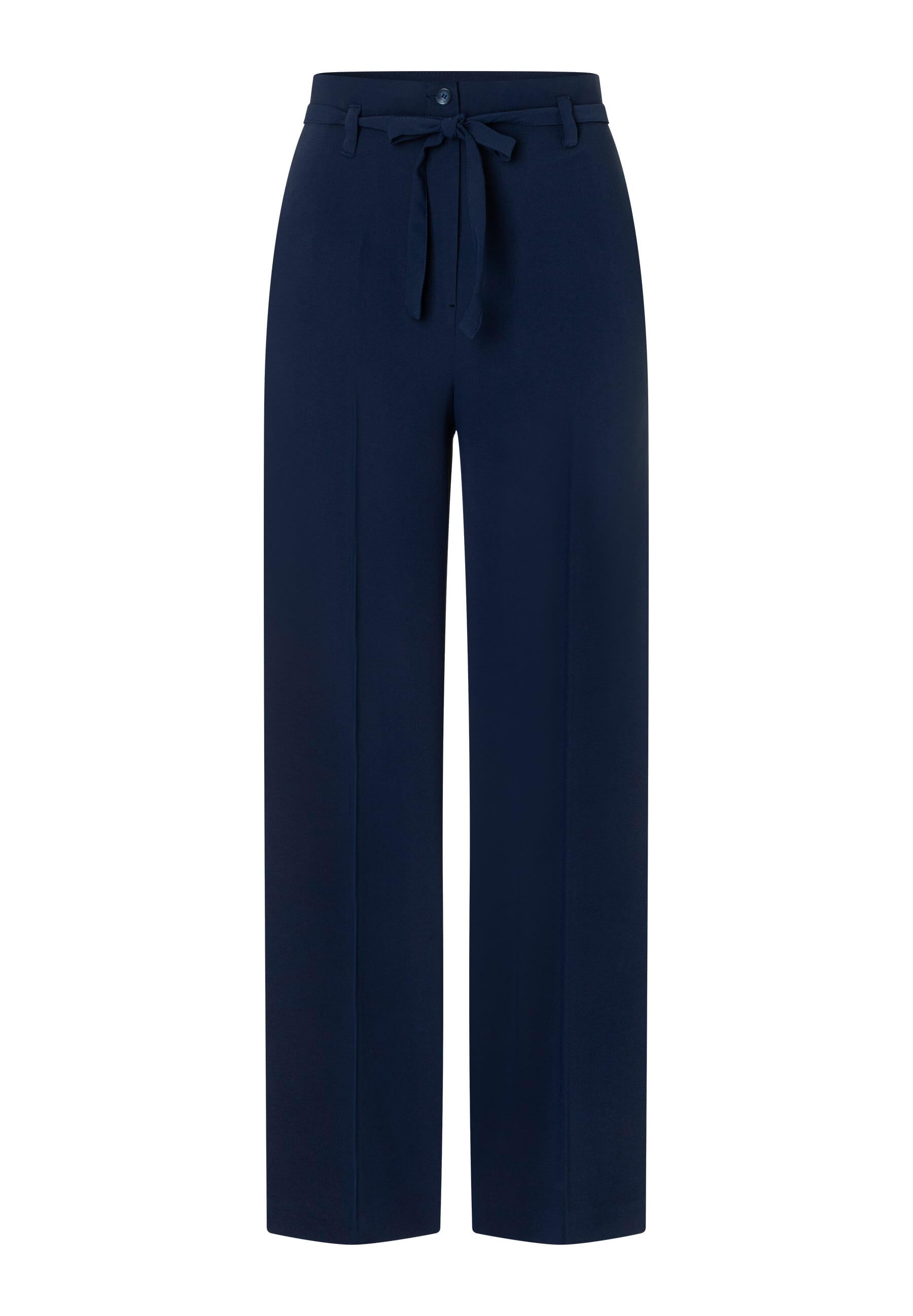Hose Wide Leg mit Bügelfalte - 0373 - Blau