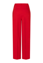 Hose Wide Leg mit Bügelfalte - 0539 - Rot
