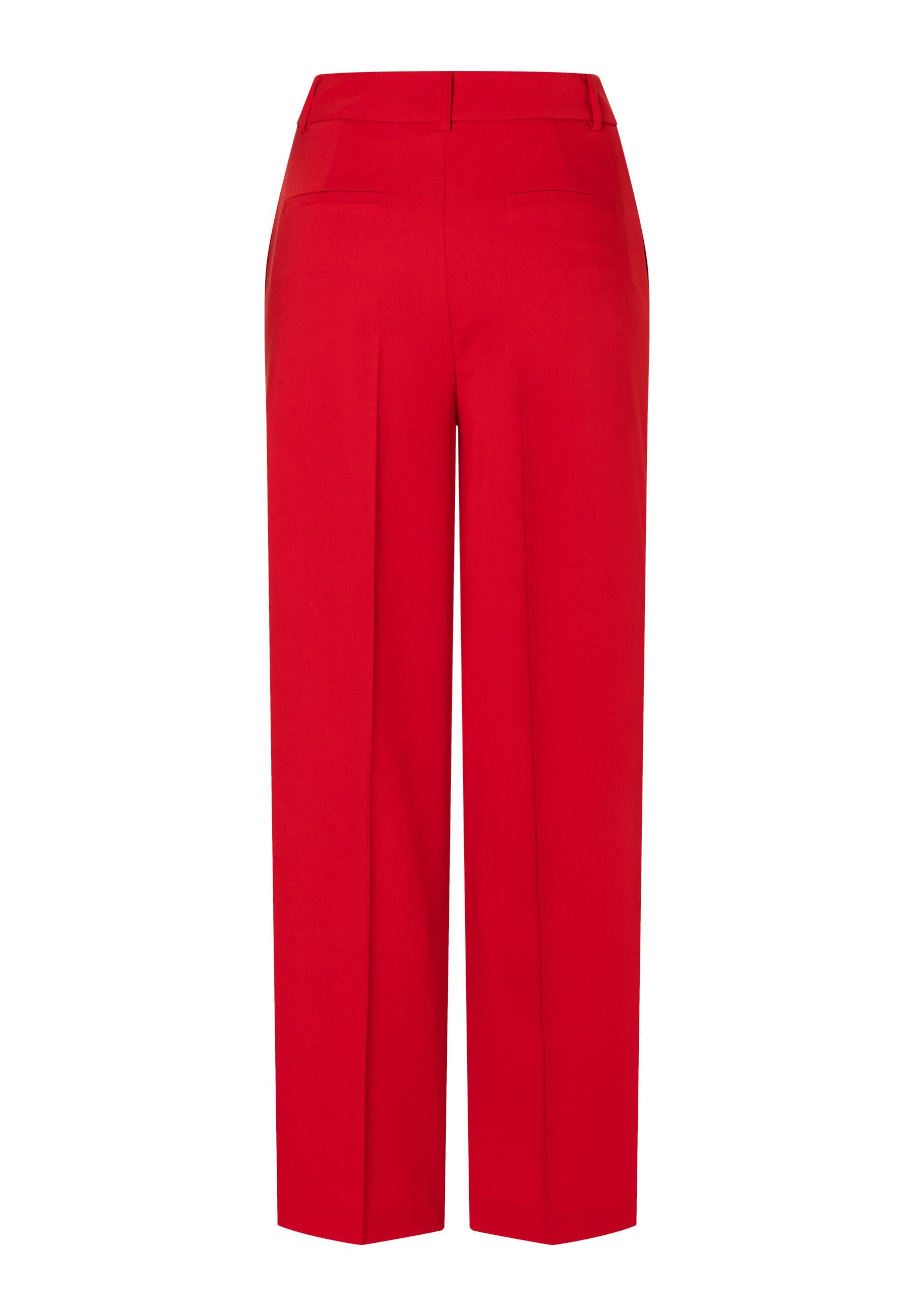 Hose Wide Leg mit Bügelfalte - 0539 - Rot