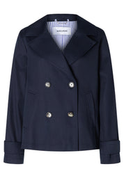 Tenchjacke aus Baumwollmix - 0375 - Blau