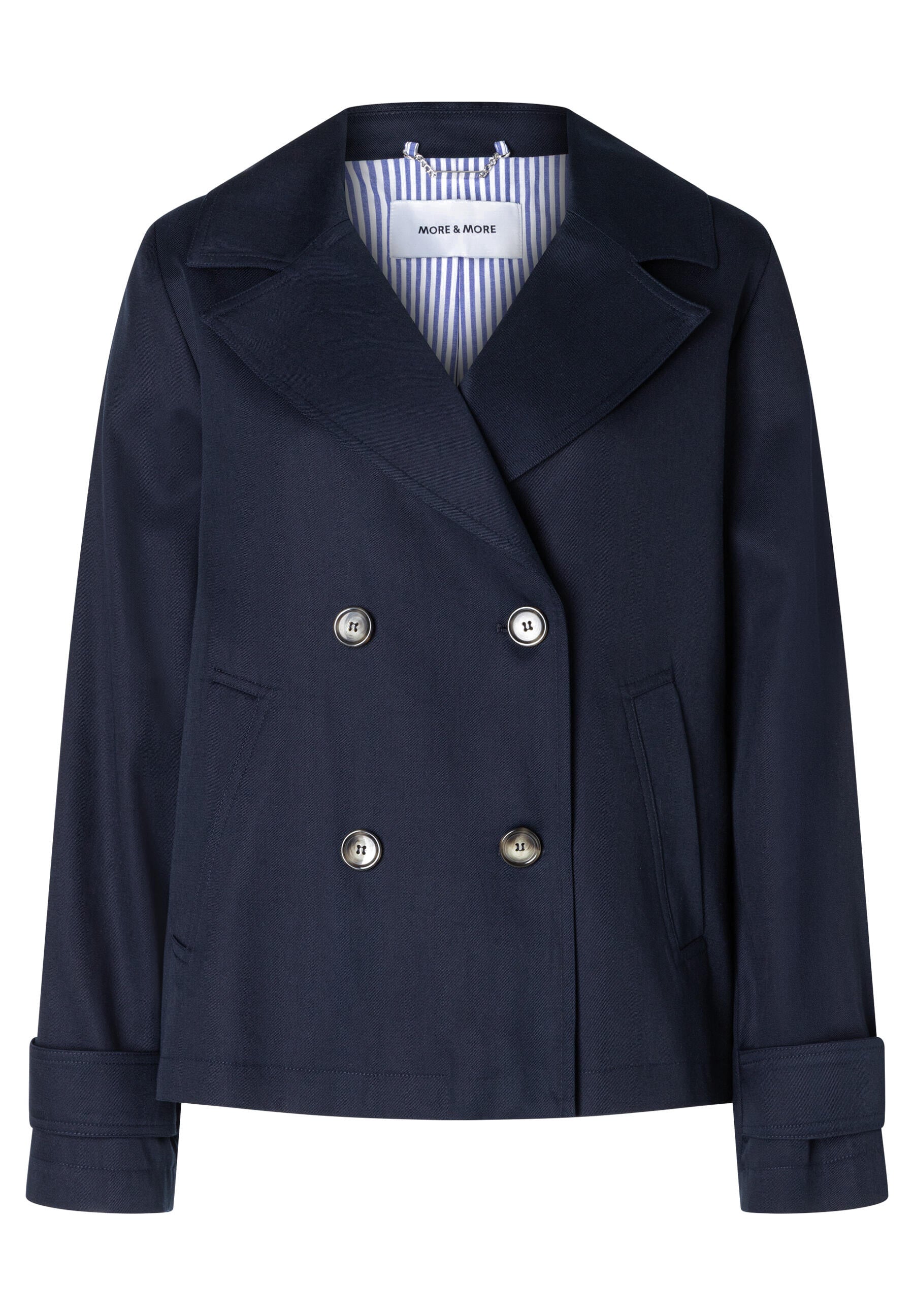 Tenchjacke aus Baumwollmix - 0375 - Blau