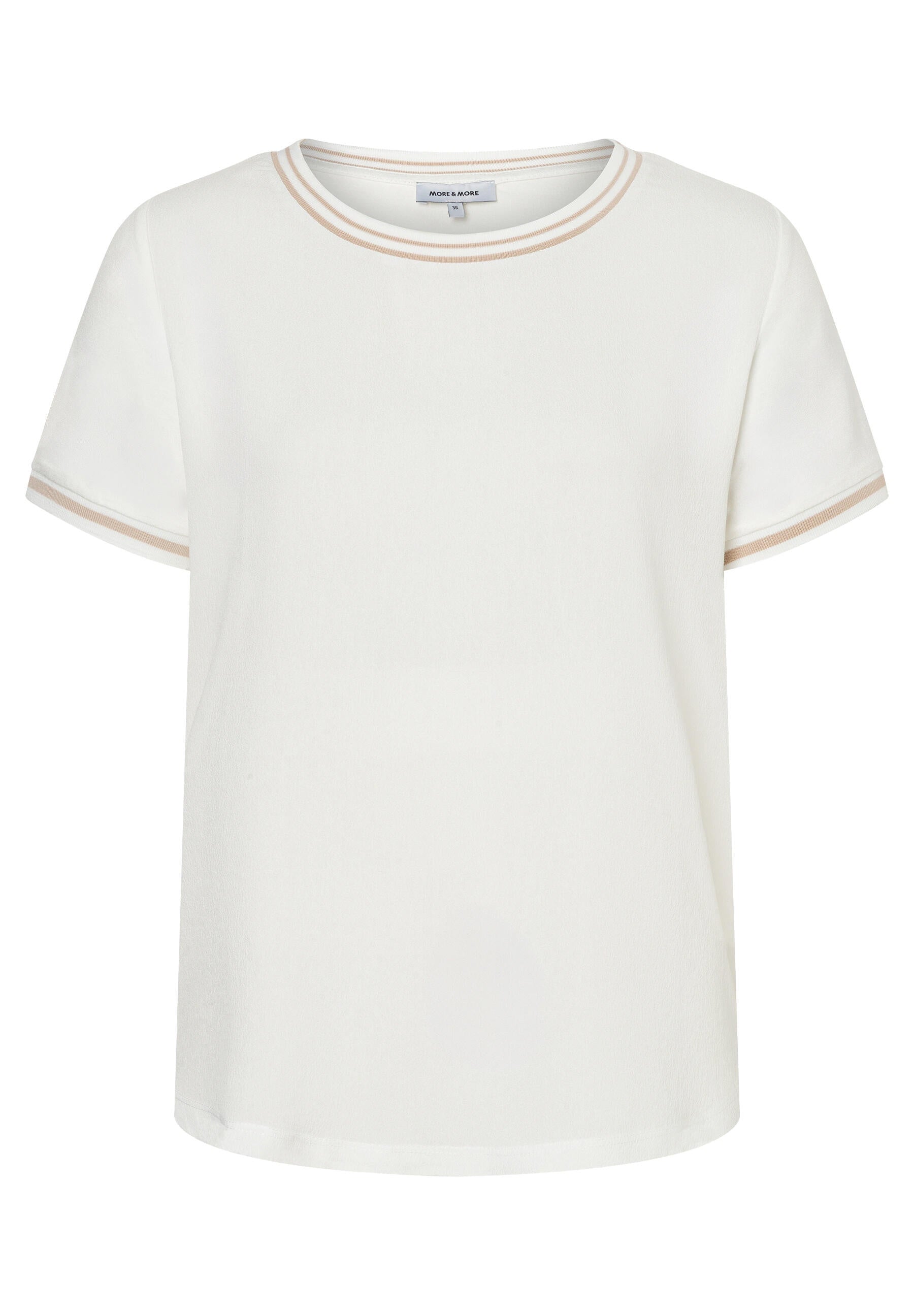 T-Shirt aus Viskose - 0041 - Creme