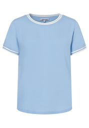 T-Shirt aus Viskose - 0319 - Blau