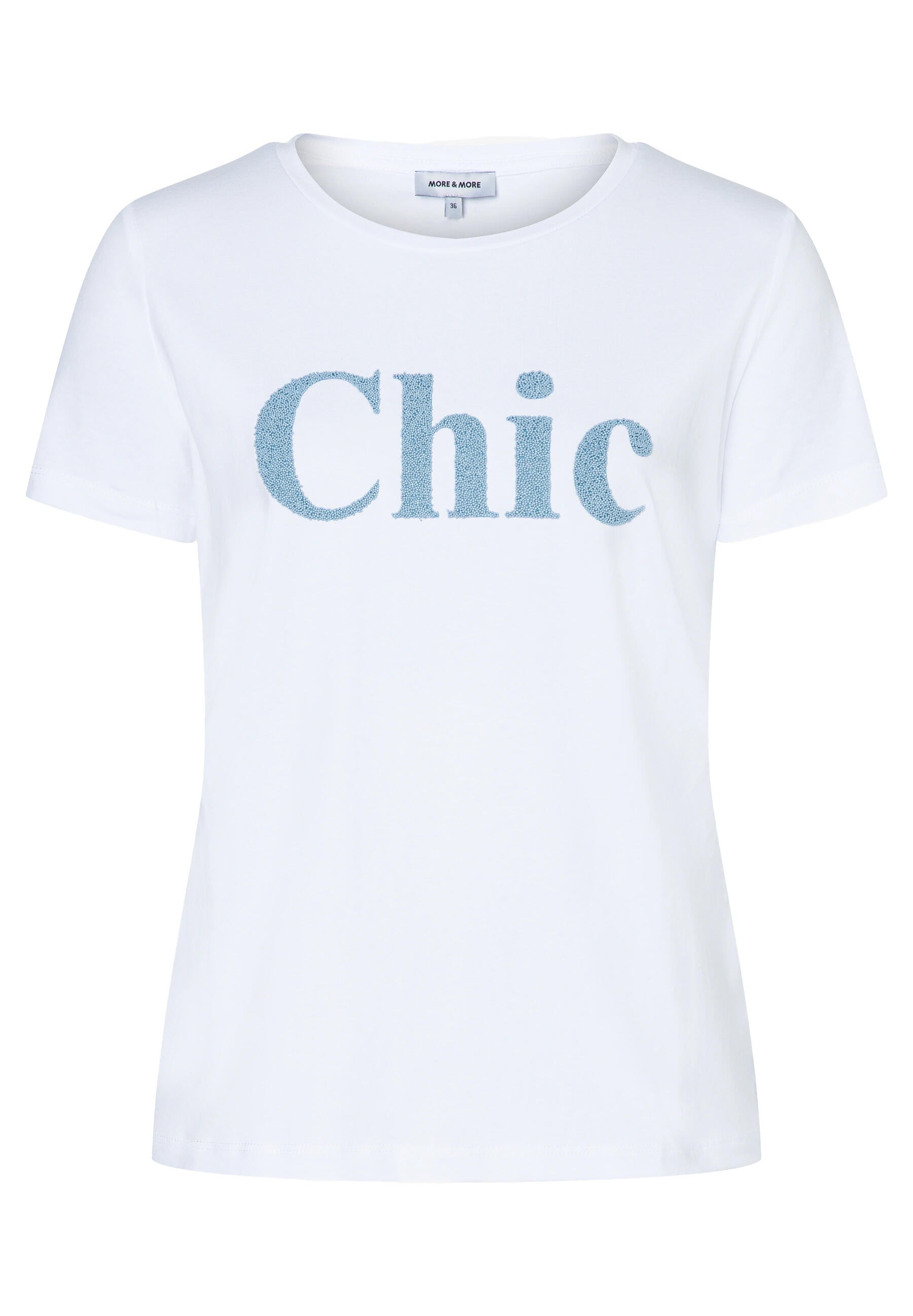 T-Shirt aus Baumwolle - 3010 - Weiß