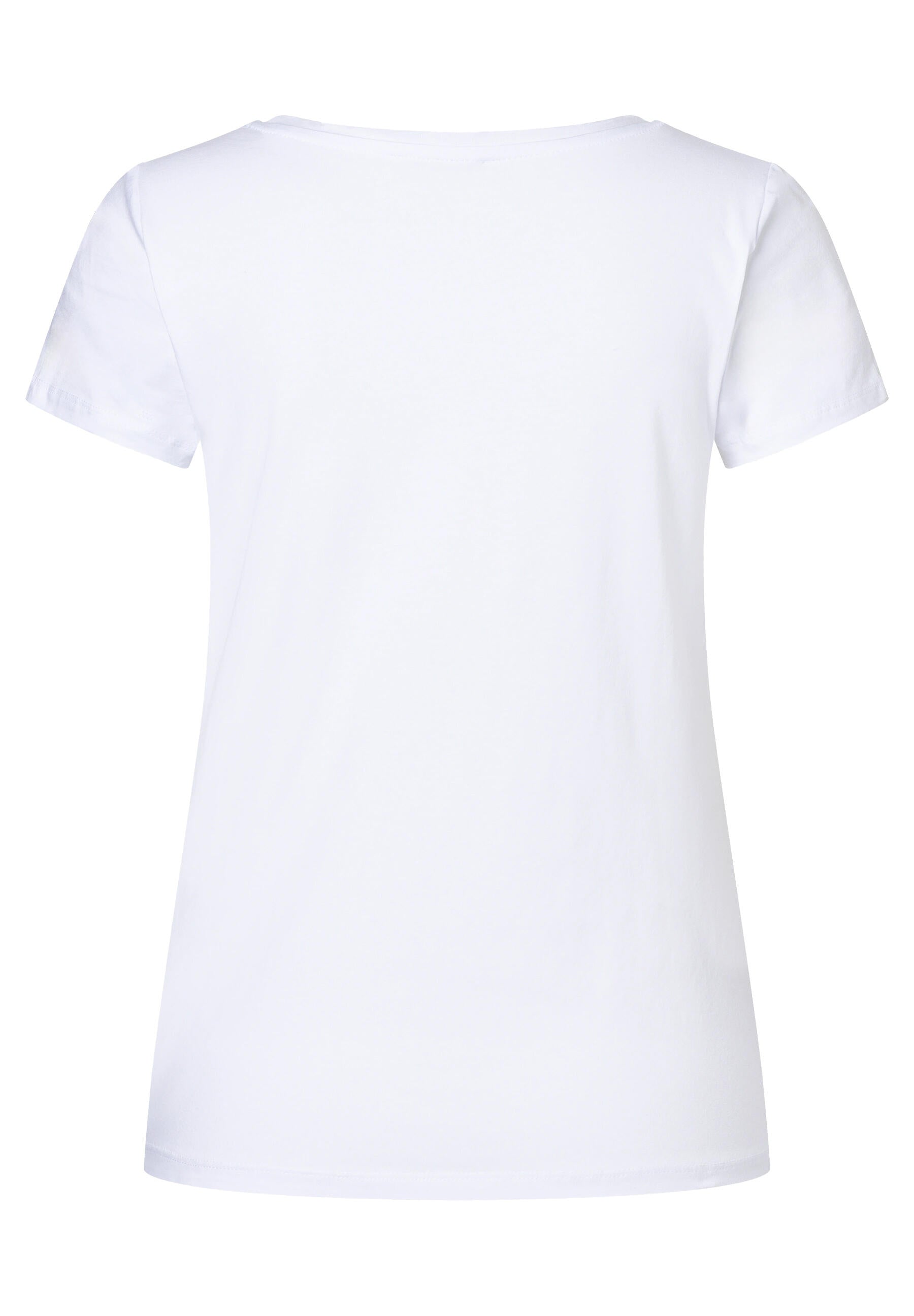 T-Shirt aus Baumwolle - 0010 - Weiß