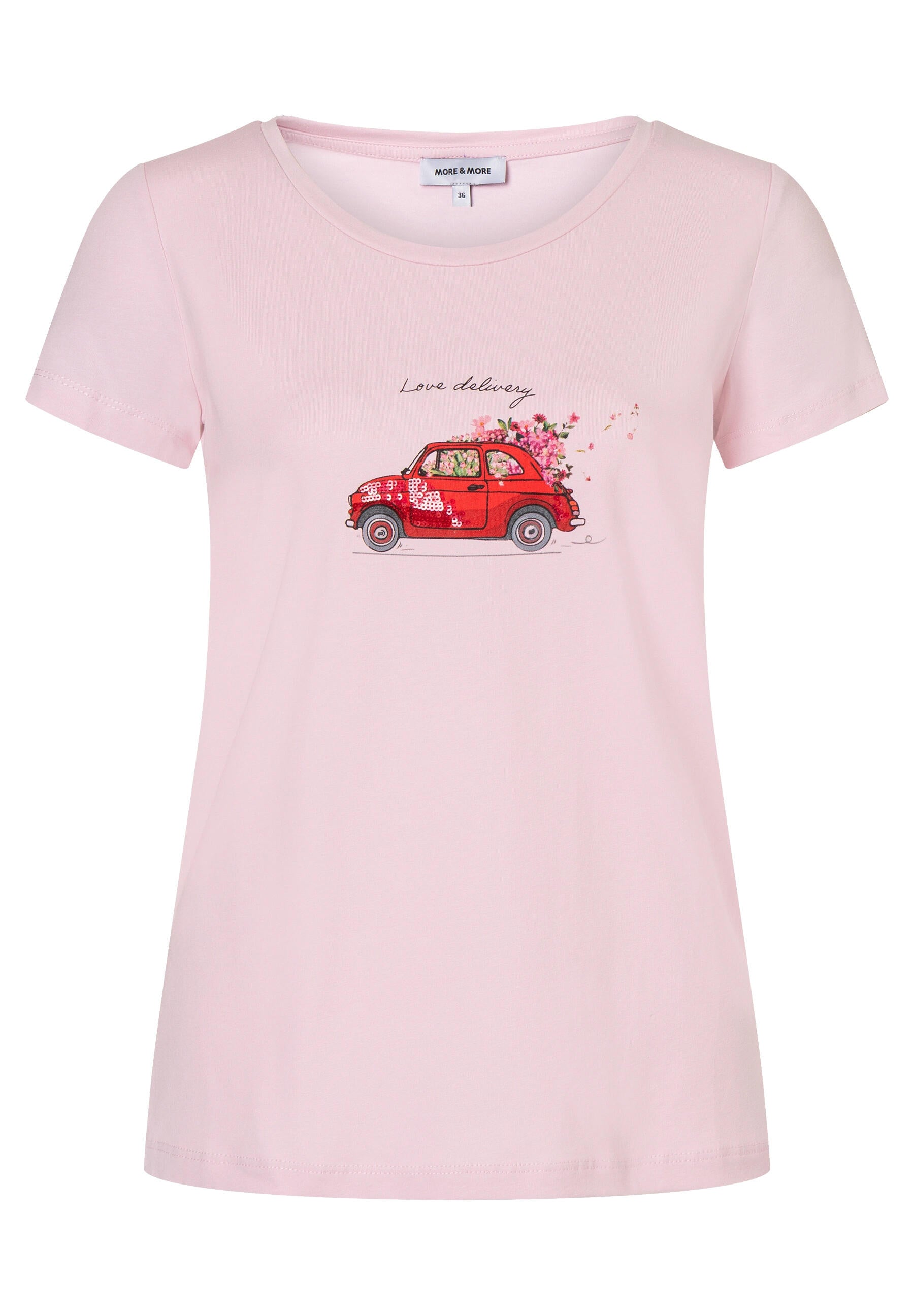 T-Shirt aus Baumwolle - 0825 - Rosa