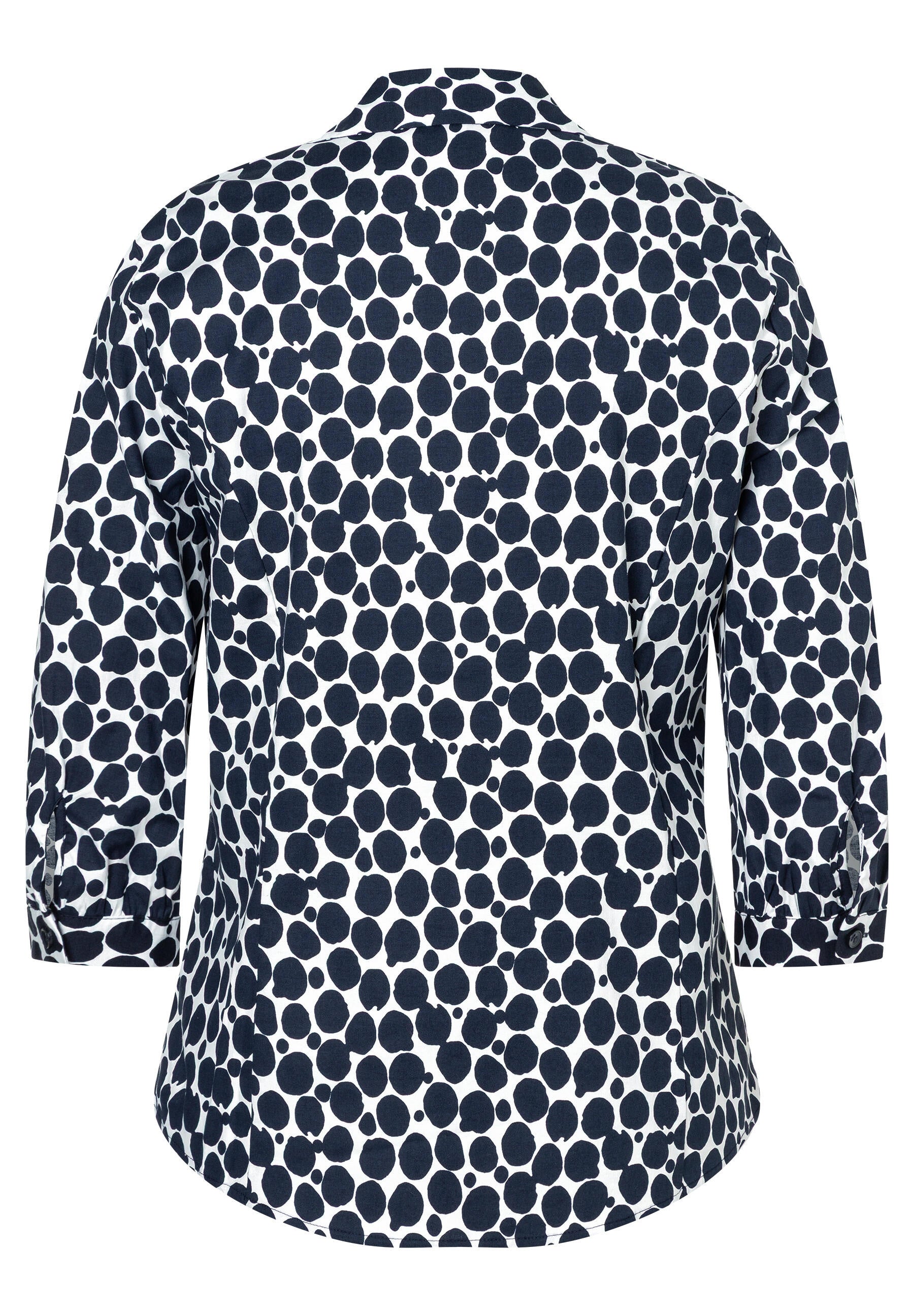 Bluse aus Baumwolle - 2375 - Blau