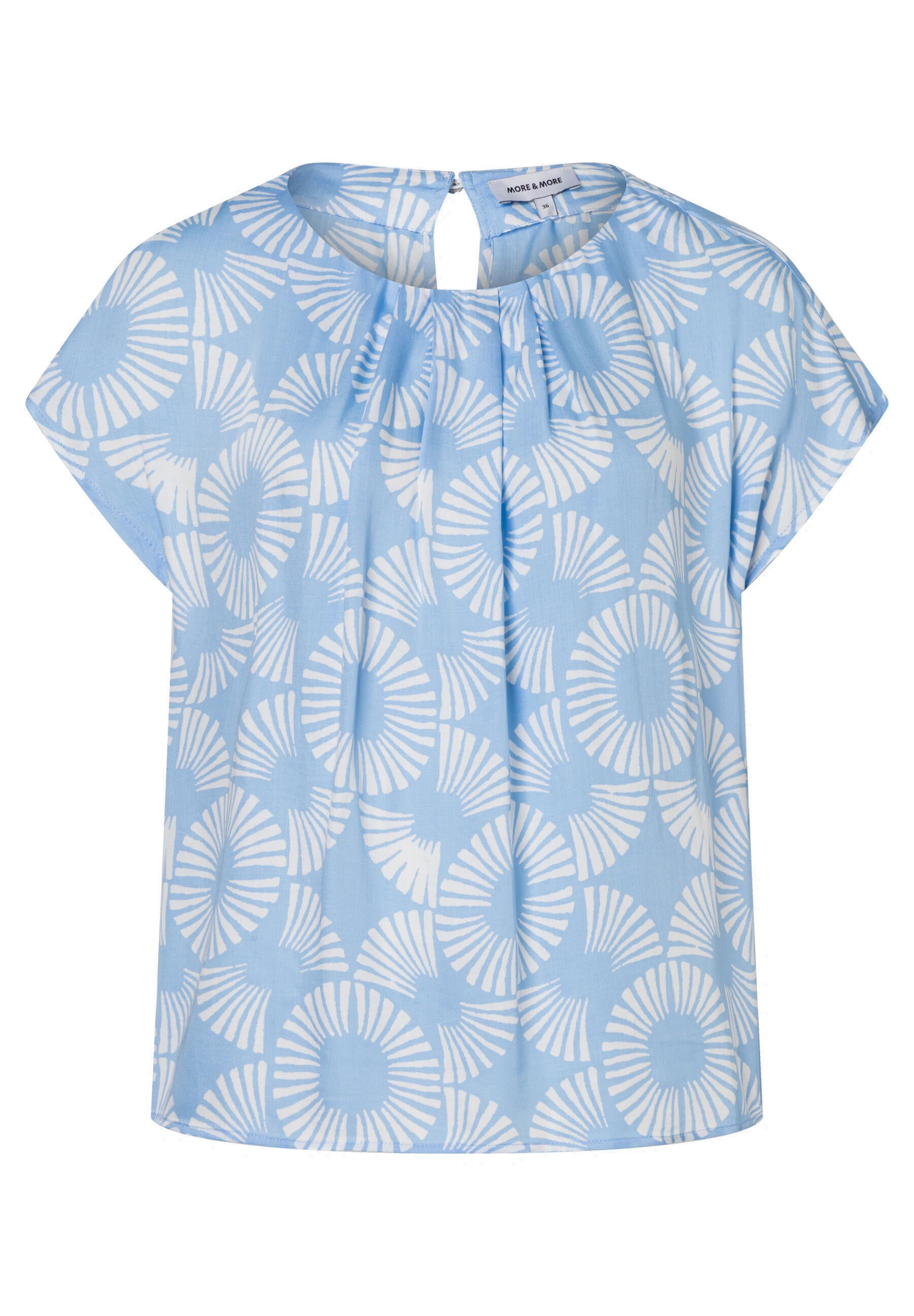 T-Shirt aus Viskose - 2319 - Blau