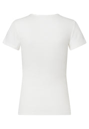 T-Shirt aus Baumwolle - 0041 - Weiß