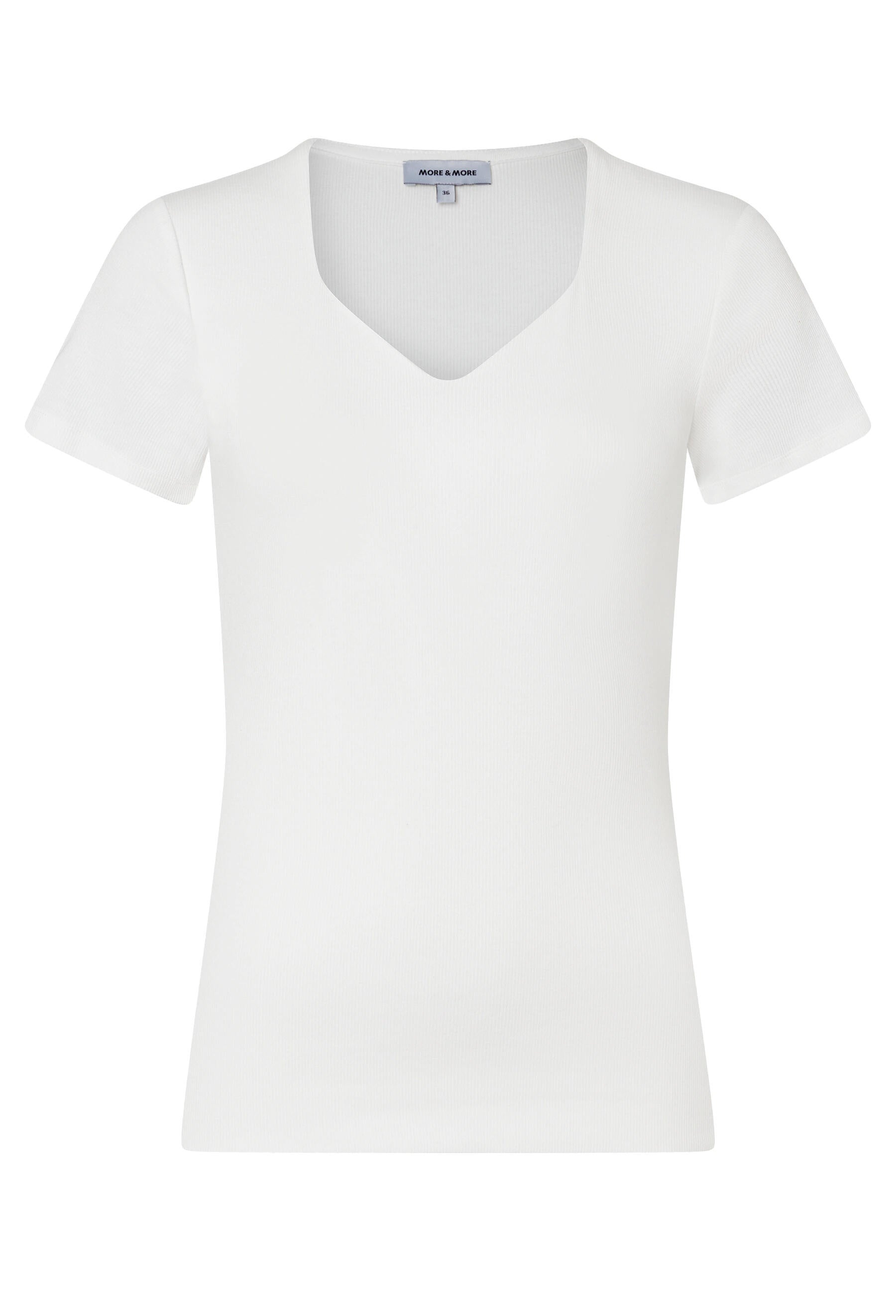 T-Shirt aus Baumwolle - 0041 - Weiß