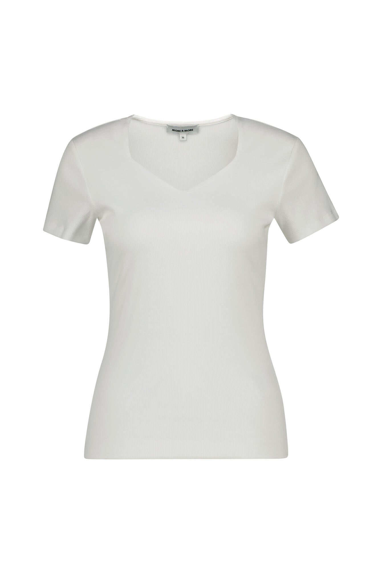 T-Shirt aus Baumwolle - 0041 - Weiß