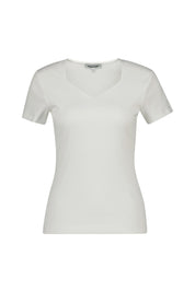 T-Shirt aus Baumwolle - 0041 - Weiß