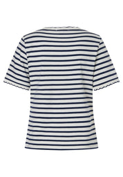 T-Shirt aus Baumwolle - 2041 - Blau