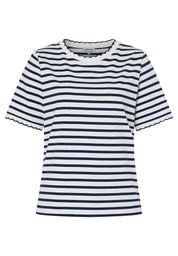 T-Shirt aus Baumwolle - 2041 - Blau