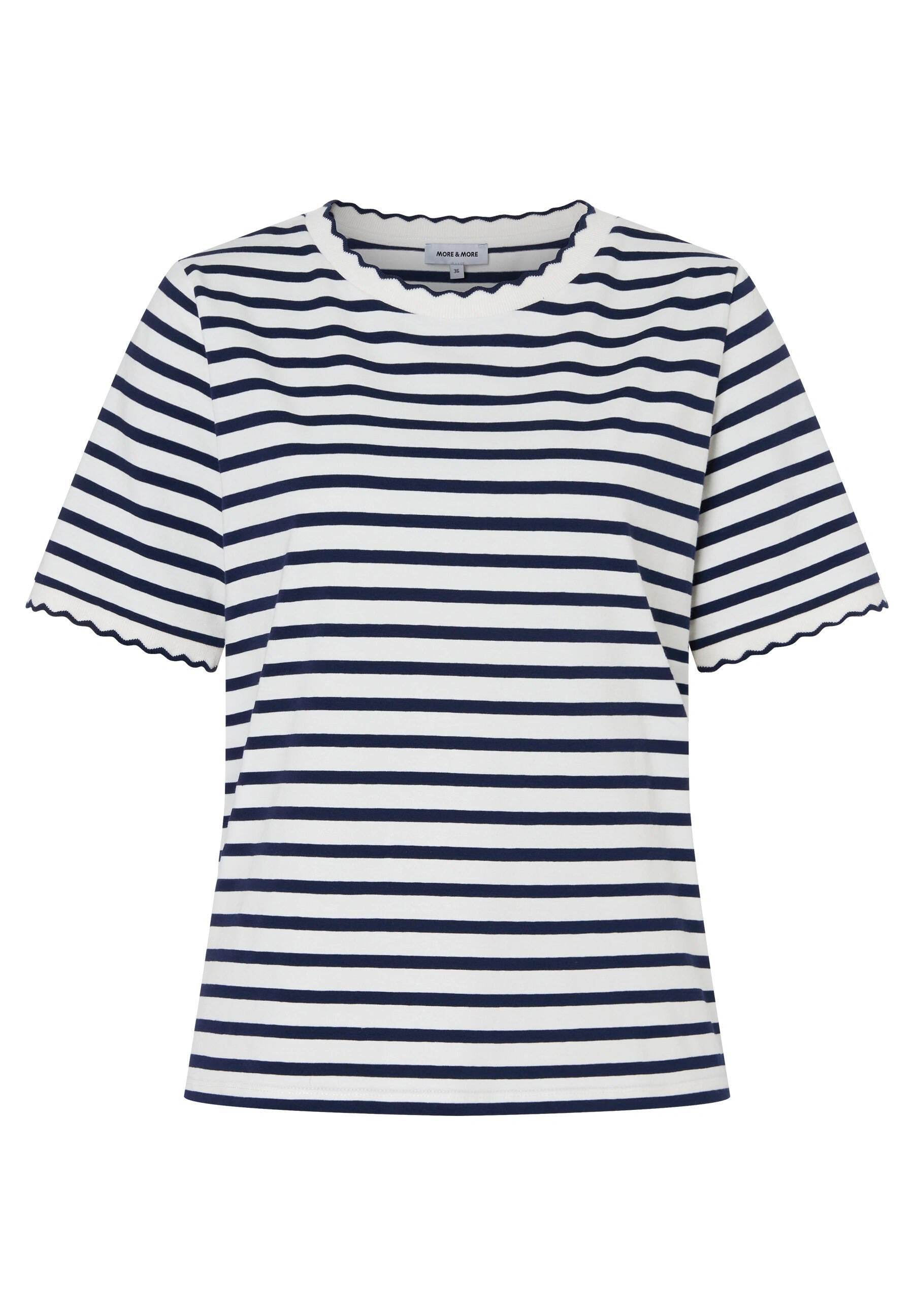 T-Shirt aus Baumwolle - 2041 - Blau