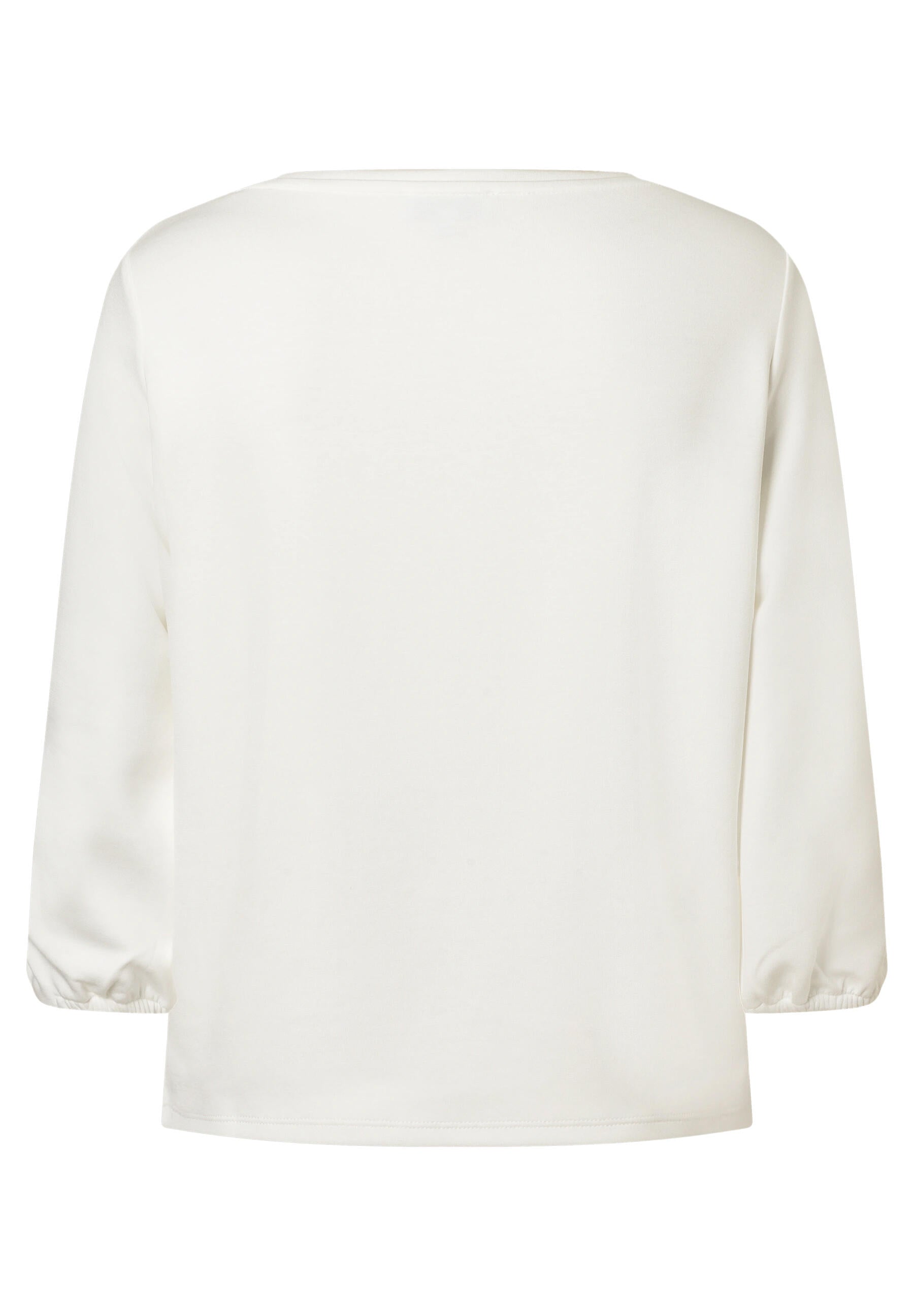 Sweatshirt aus Modalmix - 0041 - Weiß