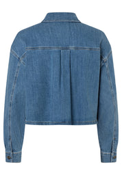 Jeansjacke aus Baumwolle - 0962 - Blau
