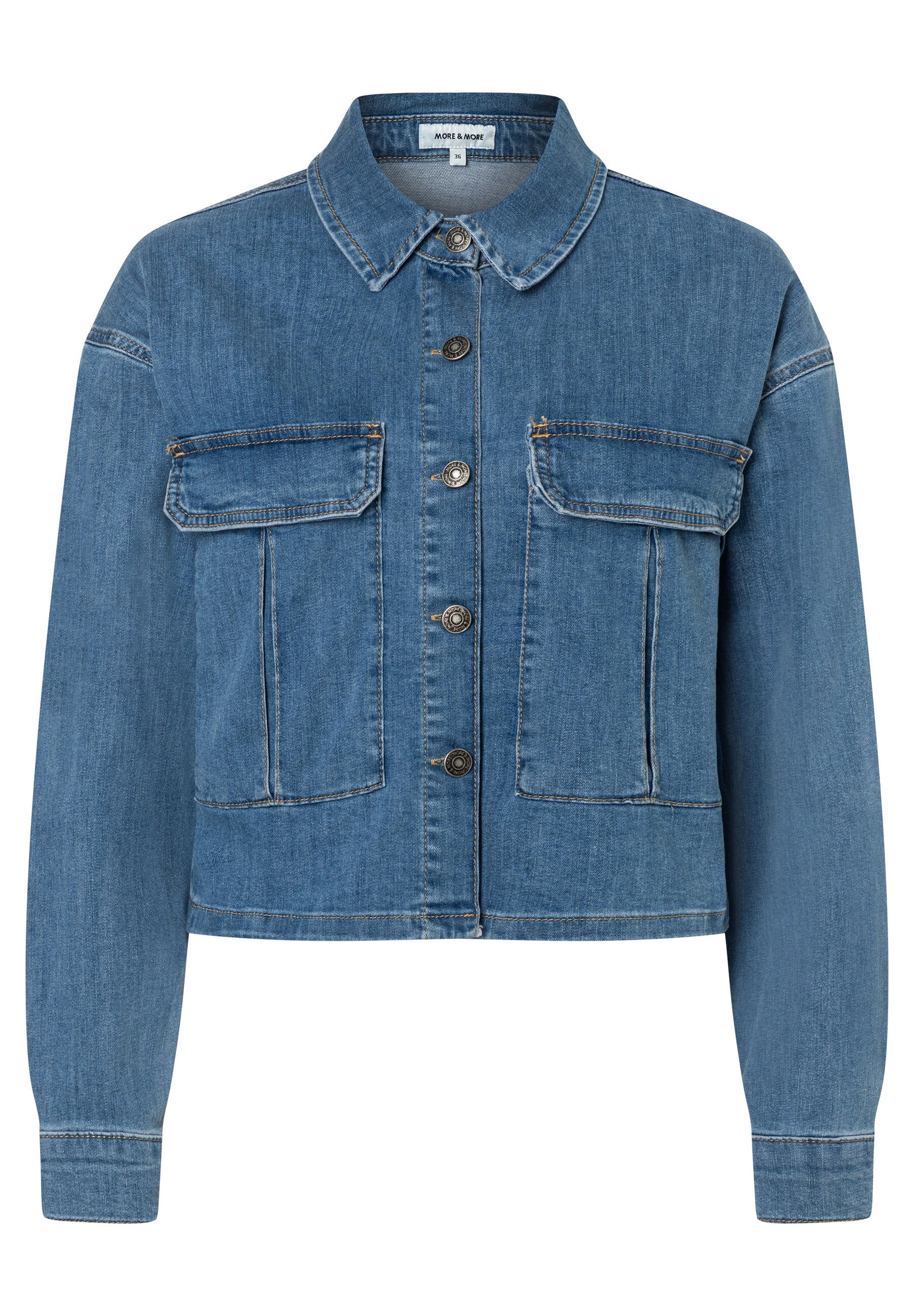 Jeansjacke aus Baumwolle - 0962 - Blau