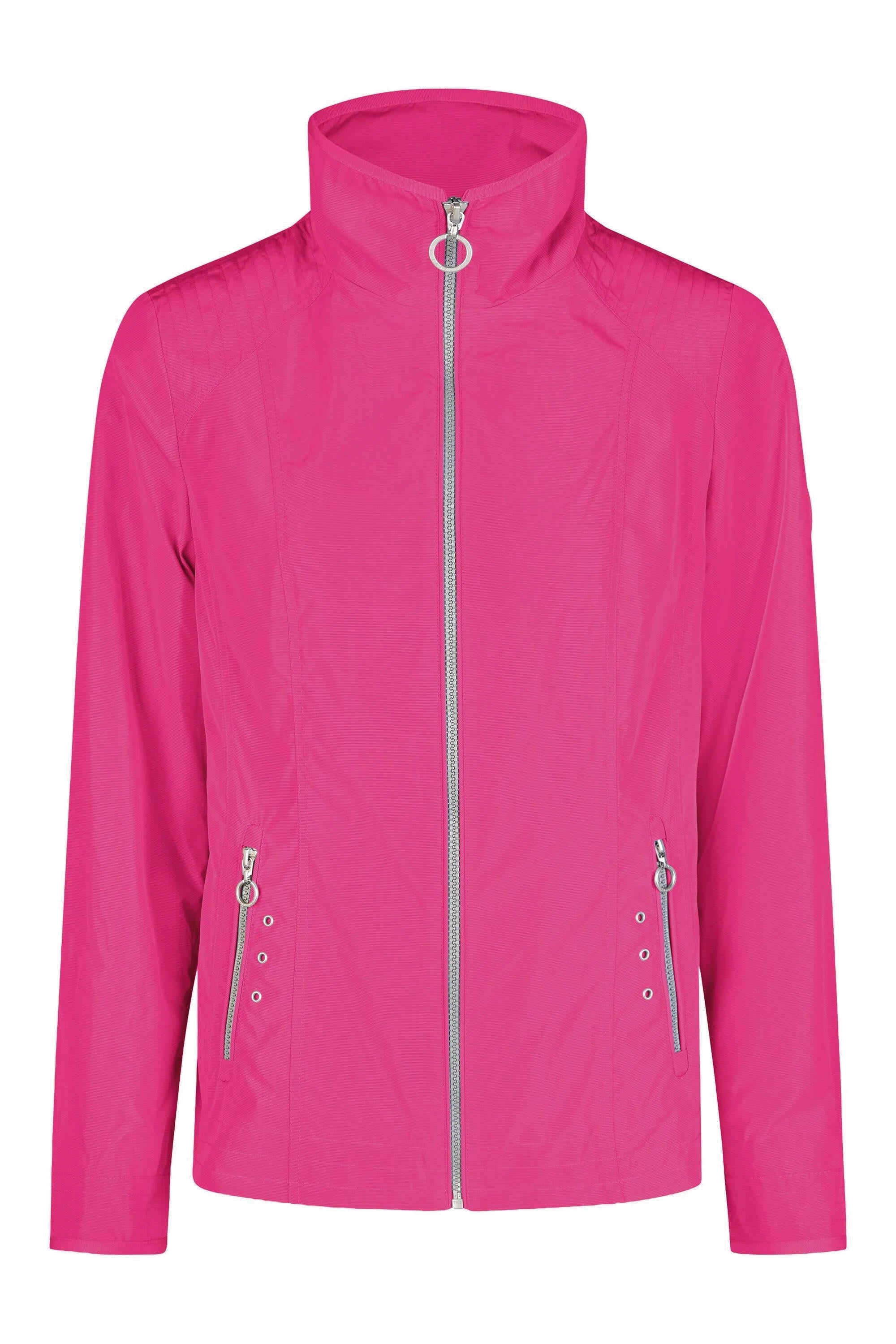 Übergangsjacke mit Stehkragen - 554-raspberry - Pink