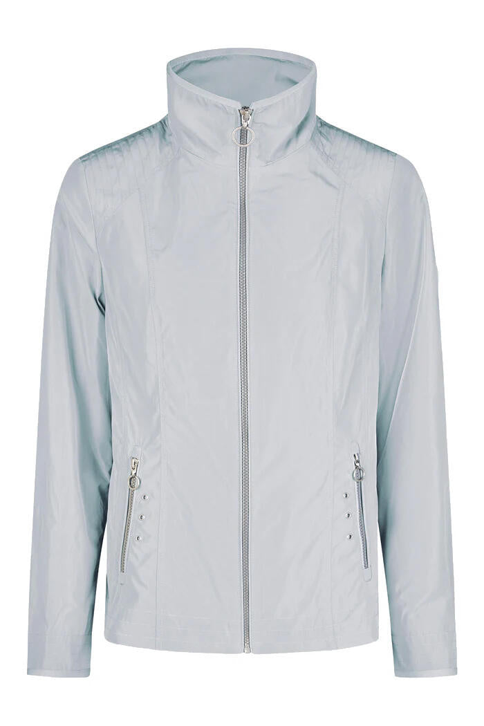 Übergangsjacke mit Stehkragen - 900-offwhite - Grau