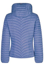 Steppjacke mit Kapuze - 775-electric blue - Blau