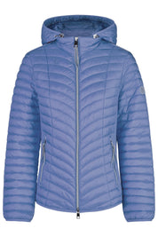 Steppjacke mit Kapuze - 775-electric blue - Blau