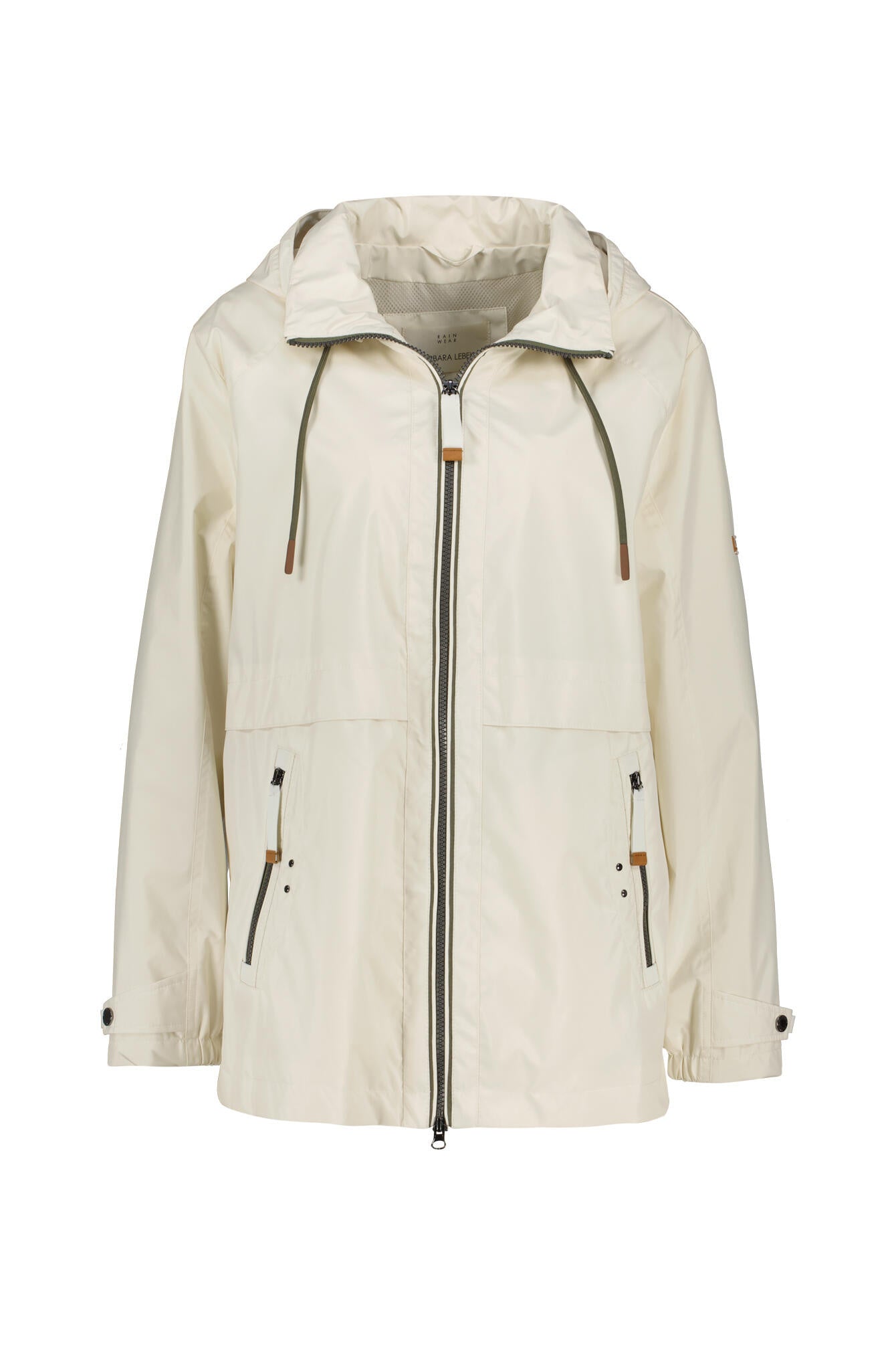 Übergangsjacke mit abnehmbarer Kapuze - 122-ecru - Creme