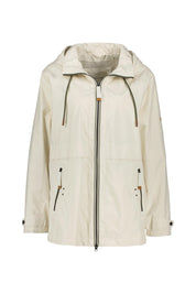 Übergangsjacke mit abnehmbarer Kapuze - 122-ecru - Creme
