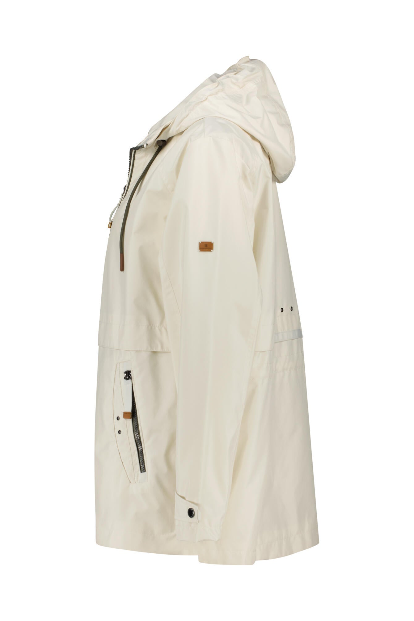 Übergangsjacke mit abnehmbarer Kapuze - 122-ecru - Creme