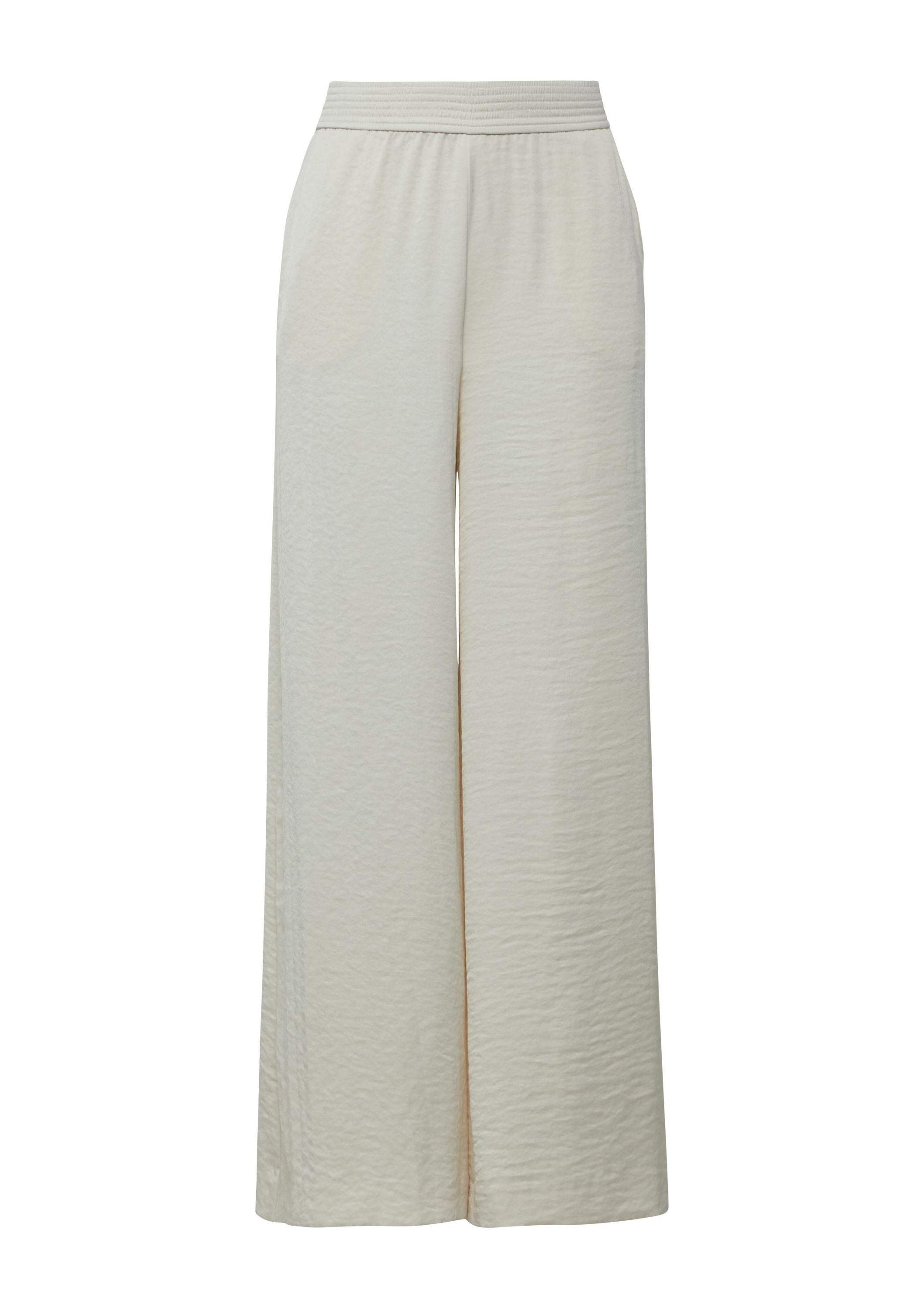 Marlenenhose Wide Leg - 0505-WHITE - Weiß