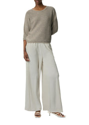 Marlenenhose Wide Leg - 0505-WHITE - Weiß