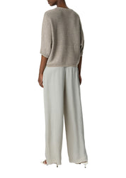 Marlenenhose Wide Leg - 0505-WHITE - Weiß