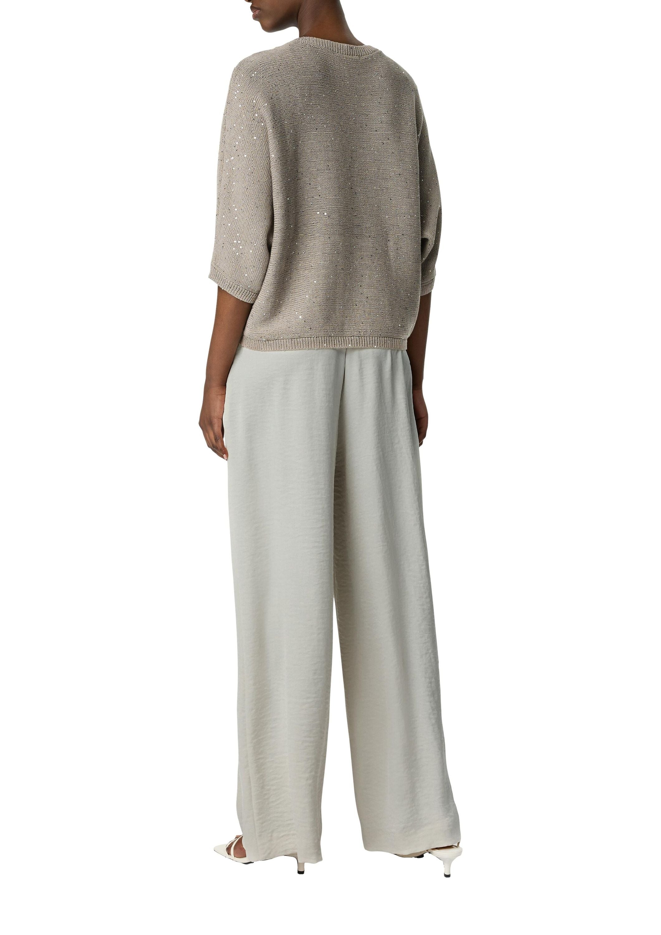 Marlenenhose Wide Leg - 0505-WHITE - Weiß