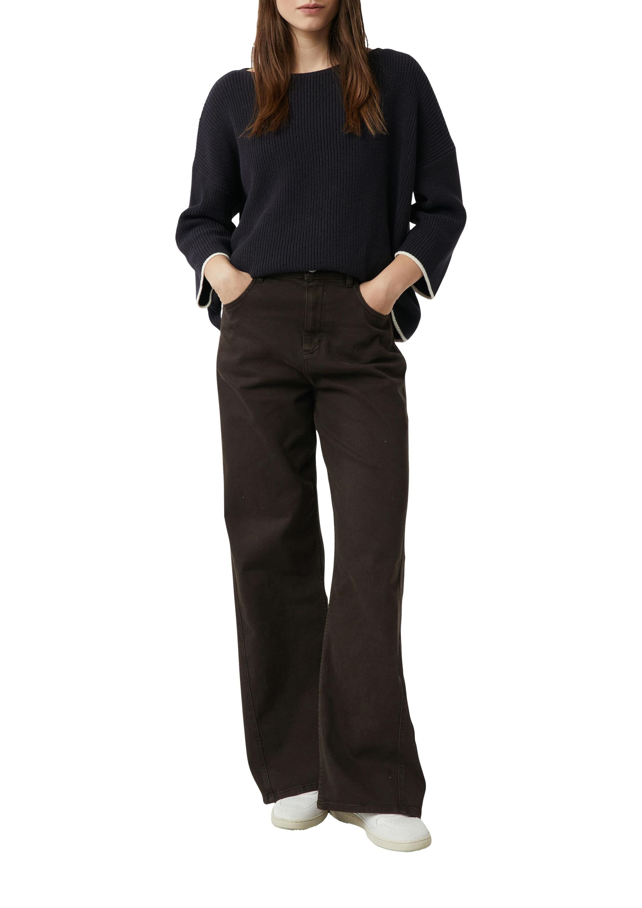 Strickpullover aus Baumwolle - 5976-BLUE - Blau