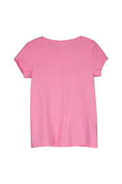 T-Shirt aus Baumwolle - 4417-LILAC/PINK - Rosa
