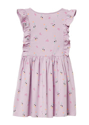 Jerseykleid Midi aus Baumwolle - 42A2-LILAC/PINK - Violett