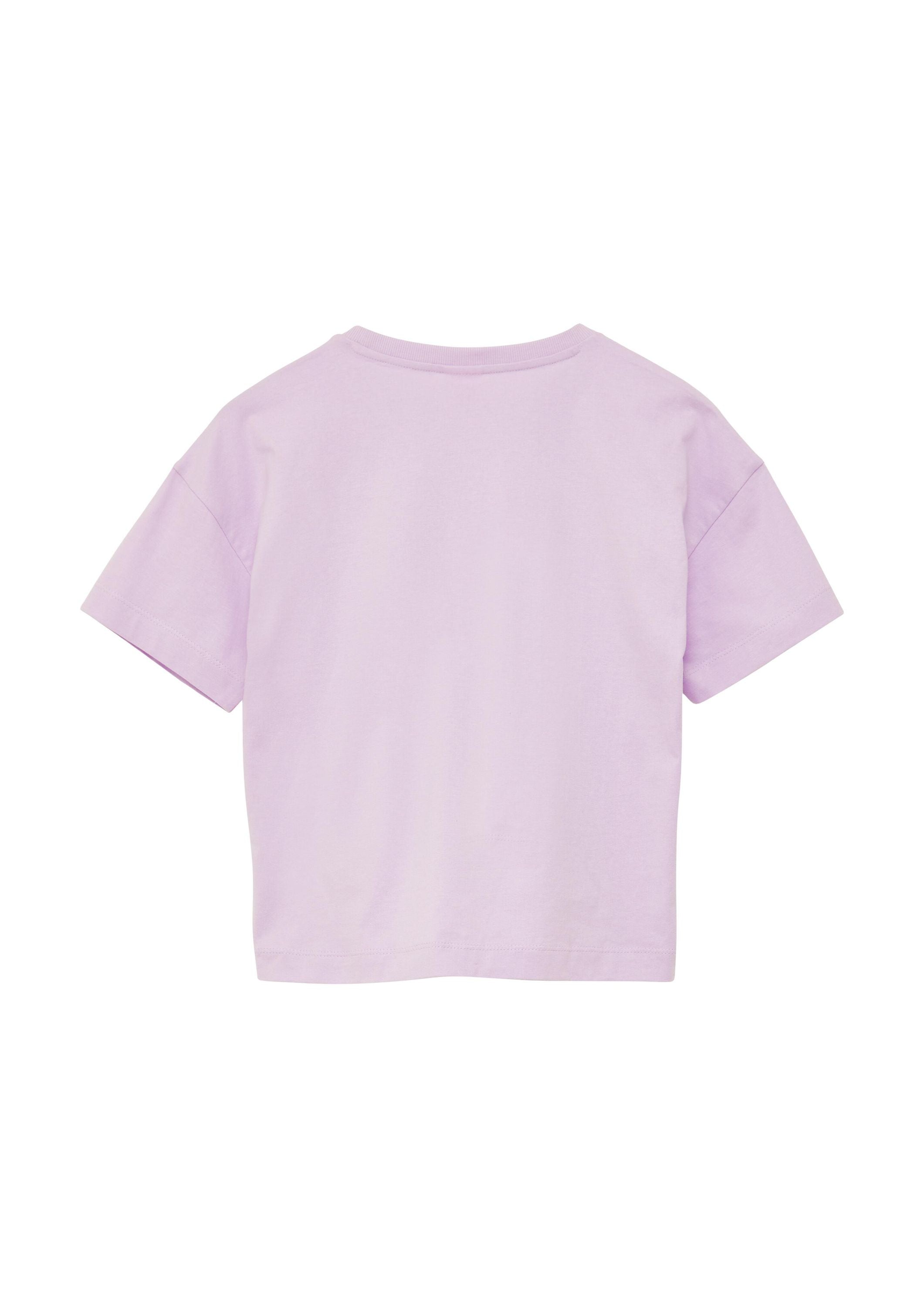T-Shirt aus Baumwolle - 42D3-LILAC/PINK - Violett