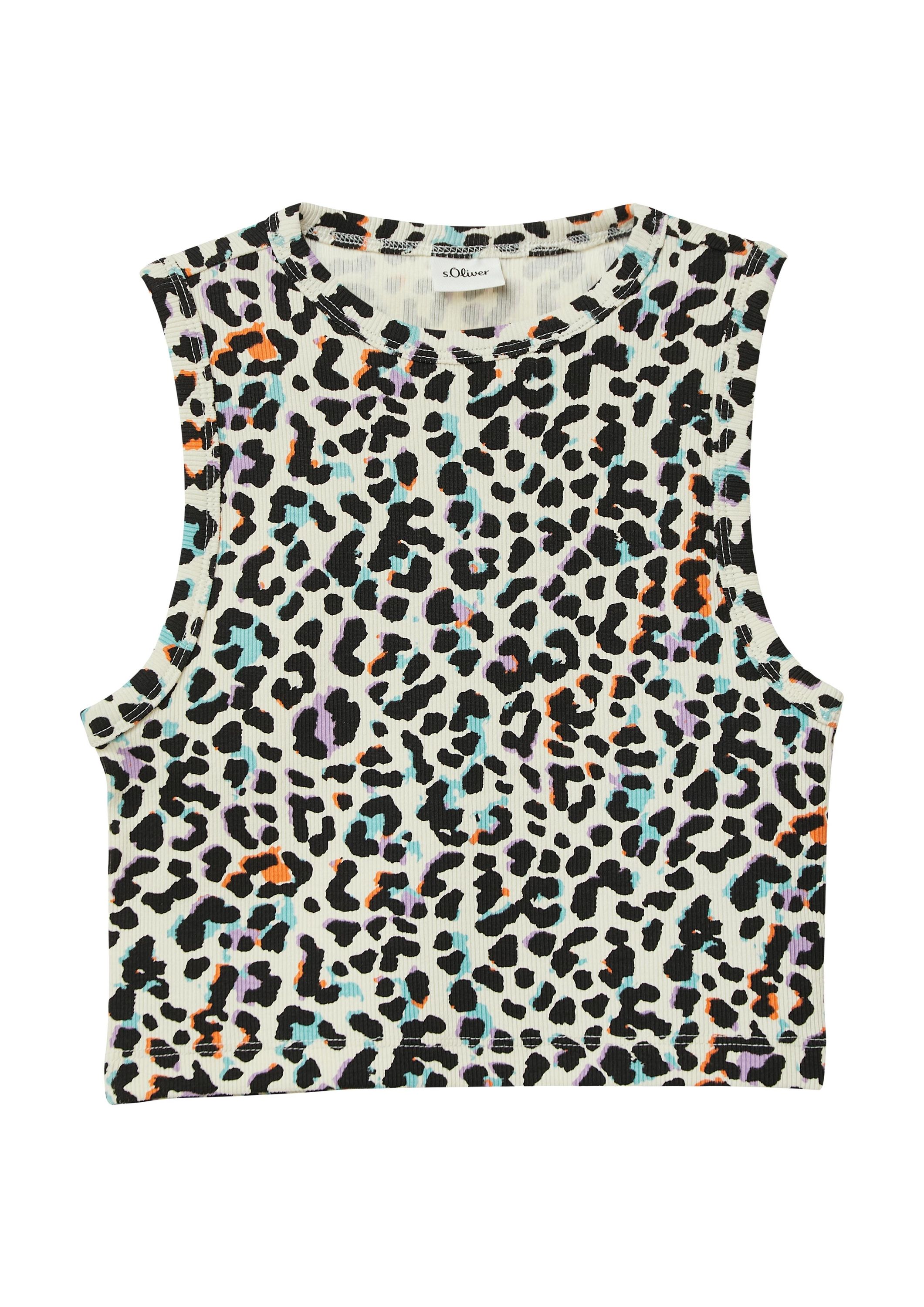 Tanktop aus Rippware im Slim Fit - 06A2-WHITE - Weiß