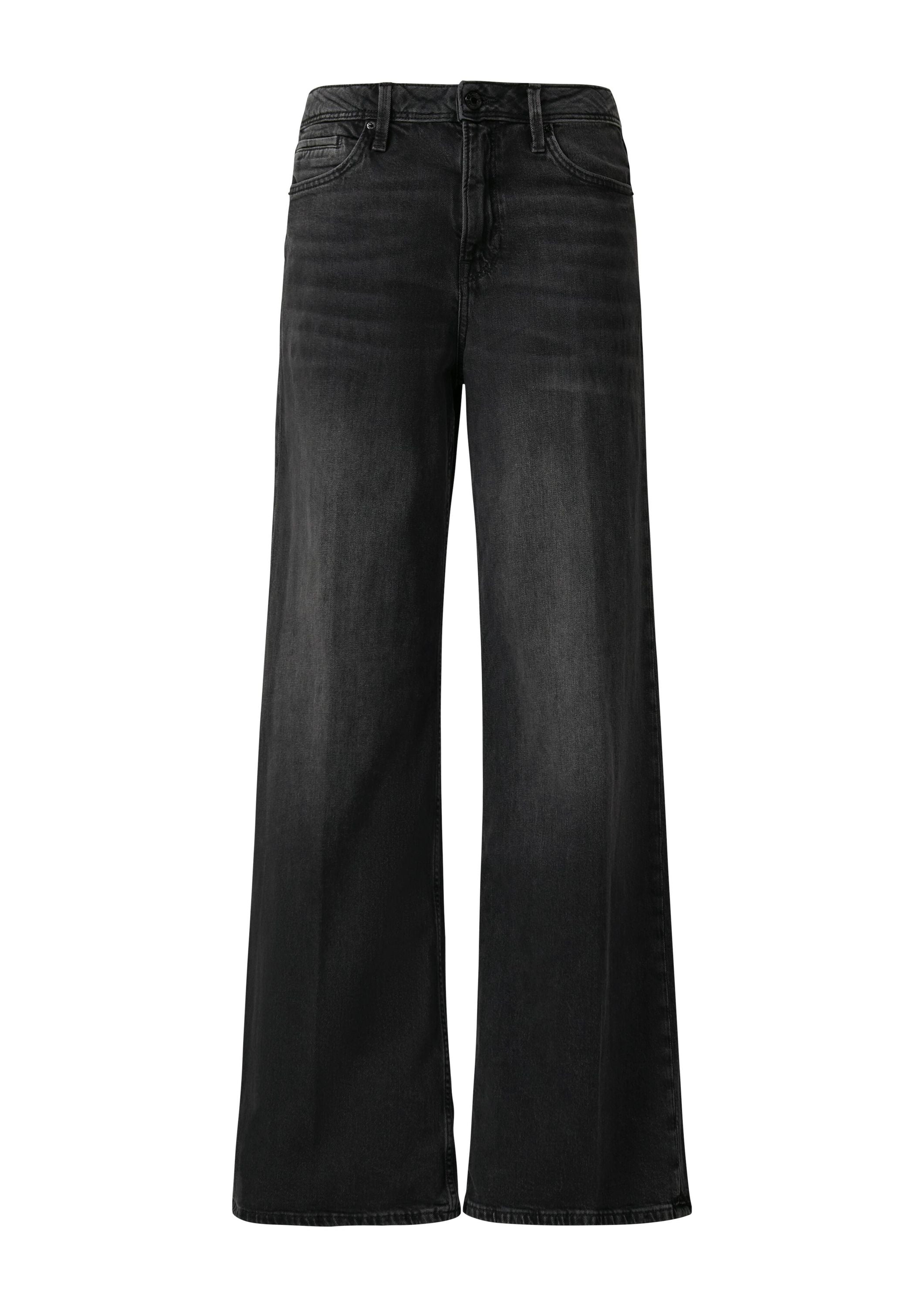 Jeans Wide Leg - 98Z6-GREY/BLACK - Schwarz