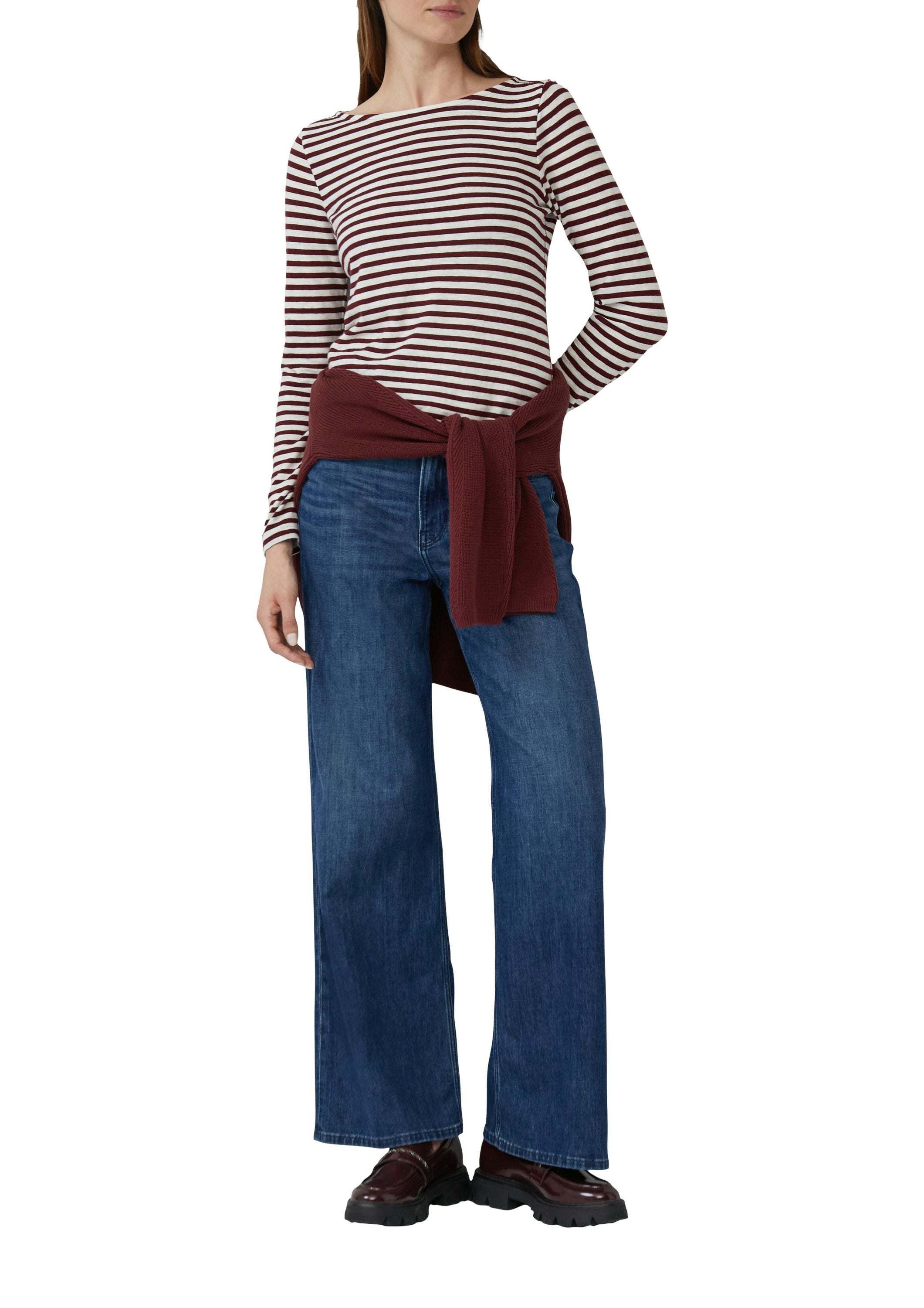 Langarmshirt aus Baumwolle - 39G4-RED - Rot