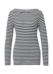 Langarmshirt aus Baumwolle - 59G4-BLUE - Blau